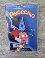 VHS PolyGram Video Pinocchio Kinderfilm Animation Video Kassette Stereo Deutsch