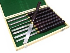 Drechselmesser 8 x HSS Drechseleisen 55049 Drechsel Werkzeug Beitel Drechselbank