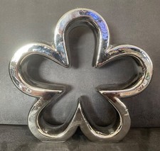 Skulptur, Dekoration, Chrom, Silber, Deko, Blume ?