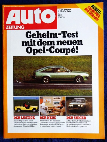 Auto zeitung 1977 - auto, citroen
