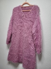 handgestrickter Mohairpullover