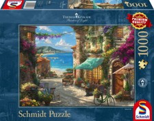 1000 Teile Schmidt Spiele Puzzle Thomas Kinkade Café italienischen Riviera 59624