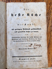 antik Kochbuch Elisabetha