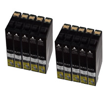 10 schwarz Druckerpatronen für EPSON WF-2630WF WF-2650DWF WF2660DWF WF2670DWF