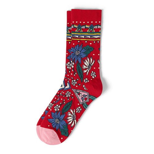 Socken frida kahlo red - frida,