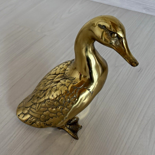 Vintage ente dekofigur aus - vintage,