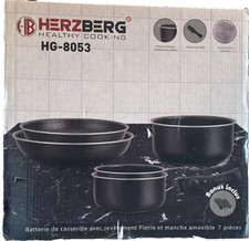 Herzberg HG-8053 Kochgeschirr-Set 7-tlg