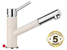 Blanco Kano-S Softweiß/Chrom