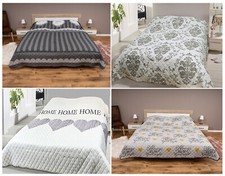 XL Bettüberwurf Tagesdecke Steppdecke 220x240 Deko Bettdecke gesteppt Typ456