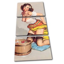 Vintage Girl Poster Sexy Retro