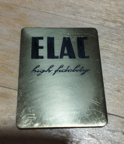 Elac metall schild - metall, embleme