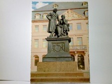Hanau. Nationaldenkmal der Brüder Grimm. Alte Ansichtskarte / Postkarte farbig, 