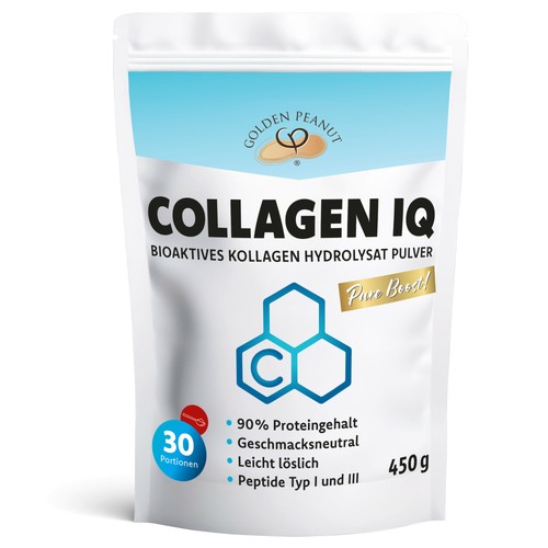 Collagen pure boost - iq, pulver