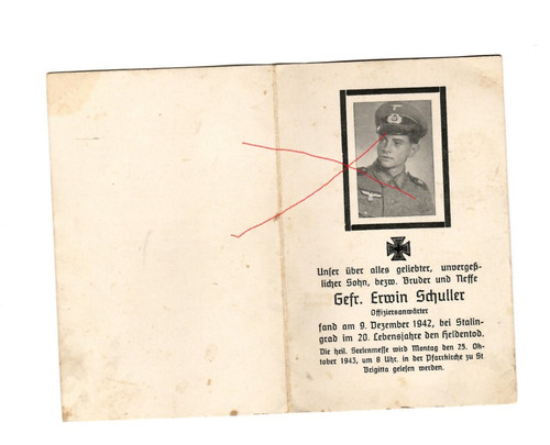 58479 sterbebild wk - nr-58479, 2,wk