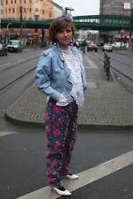 LEE Hose Blumenmuster lila rosa Cordhose high waist 90er True Vintage 90s Jeans