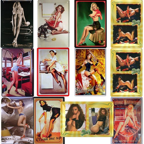 Blechschild 20x30cm sexy pin - blechschild,