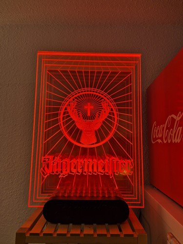 Jägermeister leuchtreklame - jägermeister,