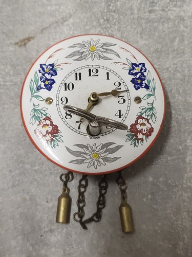 Kleine miniatur wanduhr cm - 7,