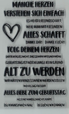 No Name Stempelset "Spruch" 18