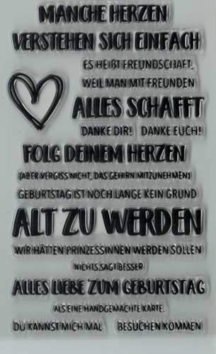 Name stempelset spruch - "spruch", 18