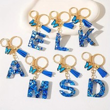 Schmetterling Schlüsselanhänger Buchstaben Alphabet Schlüssel Anhänger Geschenk