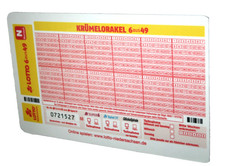 Lottoschein "Frühstücks-Brettchen Frühstücksbrettchen Krümelorakel 6aus49 Lotto"