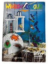 RICO DESIGN Window Colour Kunterbunt Bastelbuch Fensterschmuck Kinder Mehrfarbig