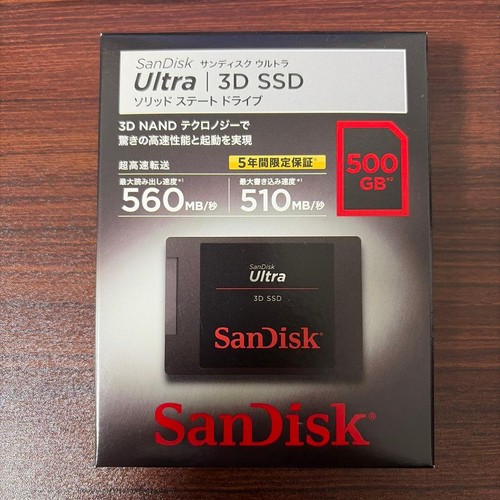 Sandisk ultra 500gb ssd - 500gb, 3d