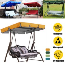 3-Sitzer Ersatzdach Hollywoodschaukel Dach Wasserdicht Gartenschaukel Dachbezug