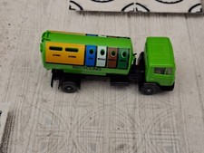 K-1w Wiking 1/87 Mercedes LKW mit Glascontainer grün