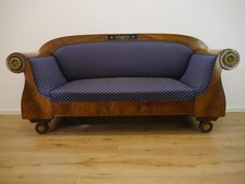 Biedermeier Sofa Mahagoni mit
