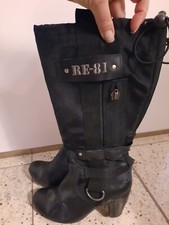 Replay Winterstiefel Schwarz Synthetik Fleece Gr. 37 Gebraucht 