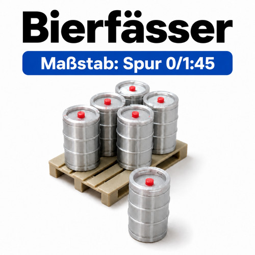 Spur 6x bierfässer - 6x, +