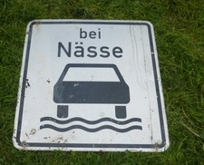alt Verkehrsschild Warnung