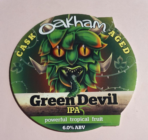 Oakham brauerei green devil - green,