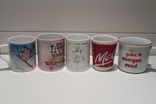 Konvolut 5 Tassen Uli Stein Abschied Diddl Pimboli Kinder nutella Moni McCafe