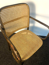 1 von 3, Armlehnstuhl im Thonet Stil Wiener Geflecht Esszimmer Bürostuhl