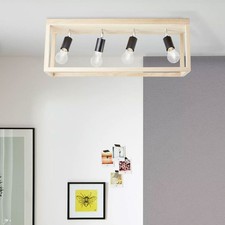 Brilliant Deckenleuchte Lampe Nerea Holz Eiche max. 4 x 15W E27 schwenkbar