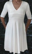 Sehr schönes weißes ausgestelltes Party Kleid Gr. L 40/42