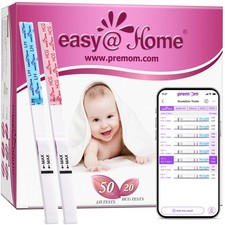 Easy@Home 50 Ovulationstest 20 Schwangerschaftstest Frühtest Empfidlich