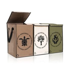 Mulltrennsystem 3fach - Recycling System - Altglas Sammelbehälter - Leergut S...