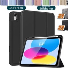 Schutzhülle für iPad 10 Generation 10.9" 2022 Stifthalter Cover 9H Schutz Glas
