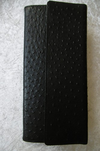 Tasche clutch straussenleder - /clutch,