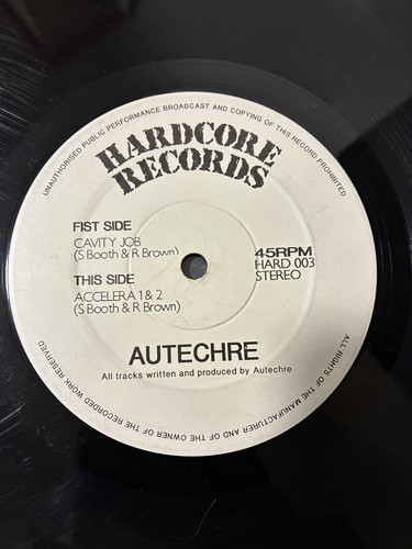 Autechre cavity job - cavity, 12"
