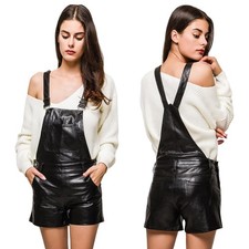 Damen Hot Pants Latzhose