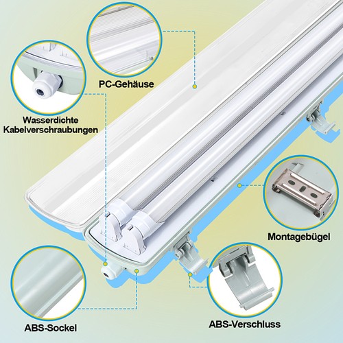 Led feuchtraumleuchte - led,