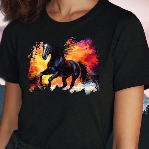 Frauen shirt pferde - frauen, t-shirt