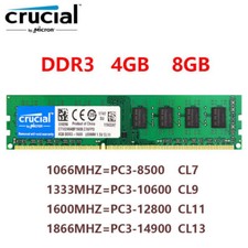 Crucial ddr3 4gb 8gb 1066 - crucial,