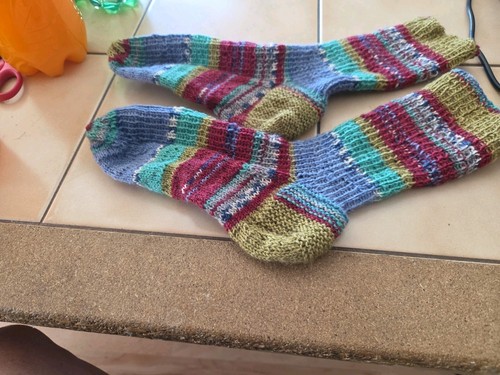 Selbstgestrickte socken 39 - socken, 38/39