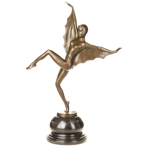 Bronze skulptur tänzerin auf - bronze,
